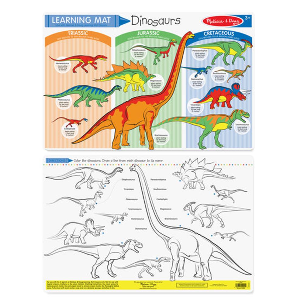 Melissa and Doug Dinosaurs Write-a-Mat