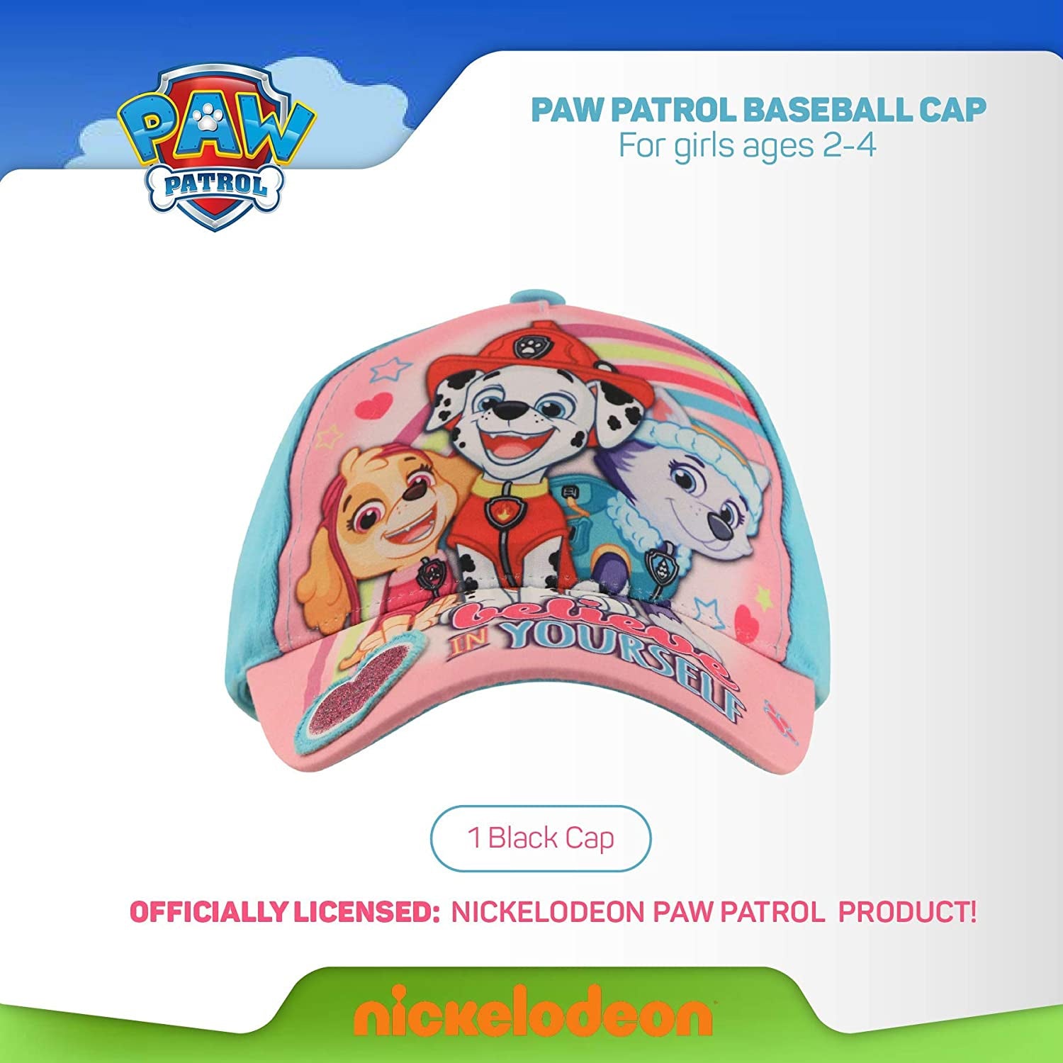 Nickelodeon Paw Patrol Baseball Cap, Toddler