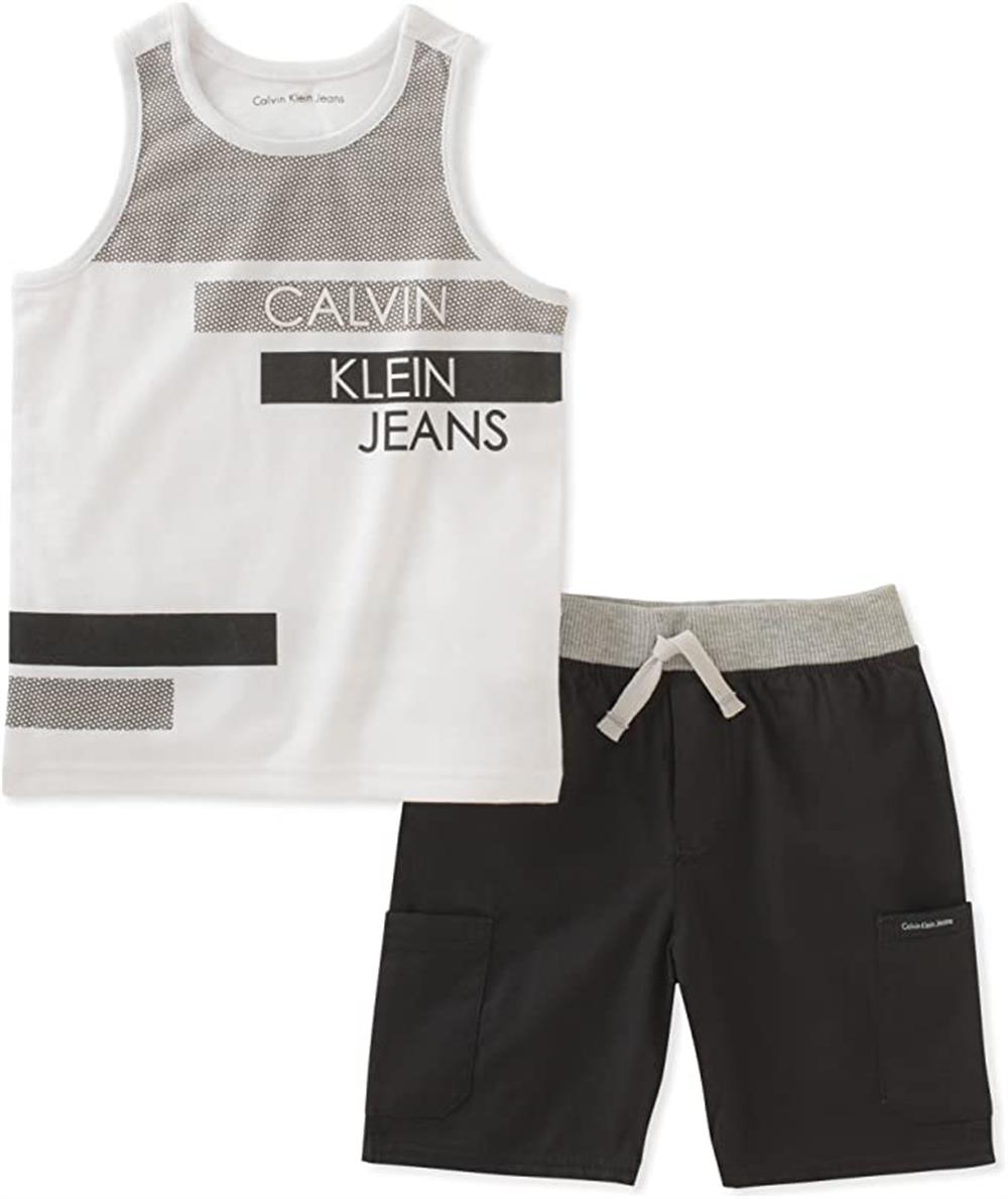 Calvin Klein Tank Top Cargo Short Set