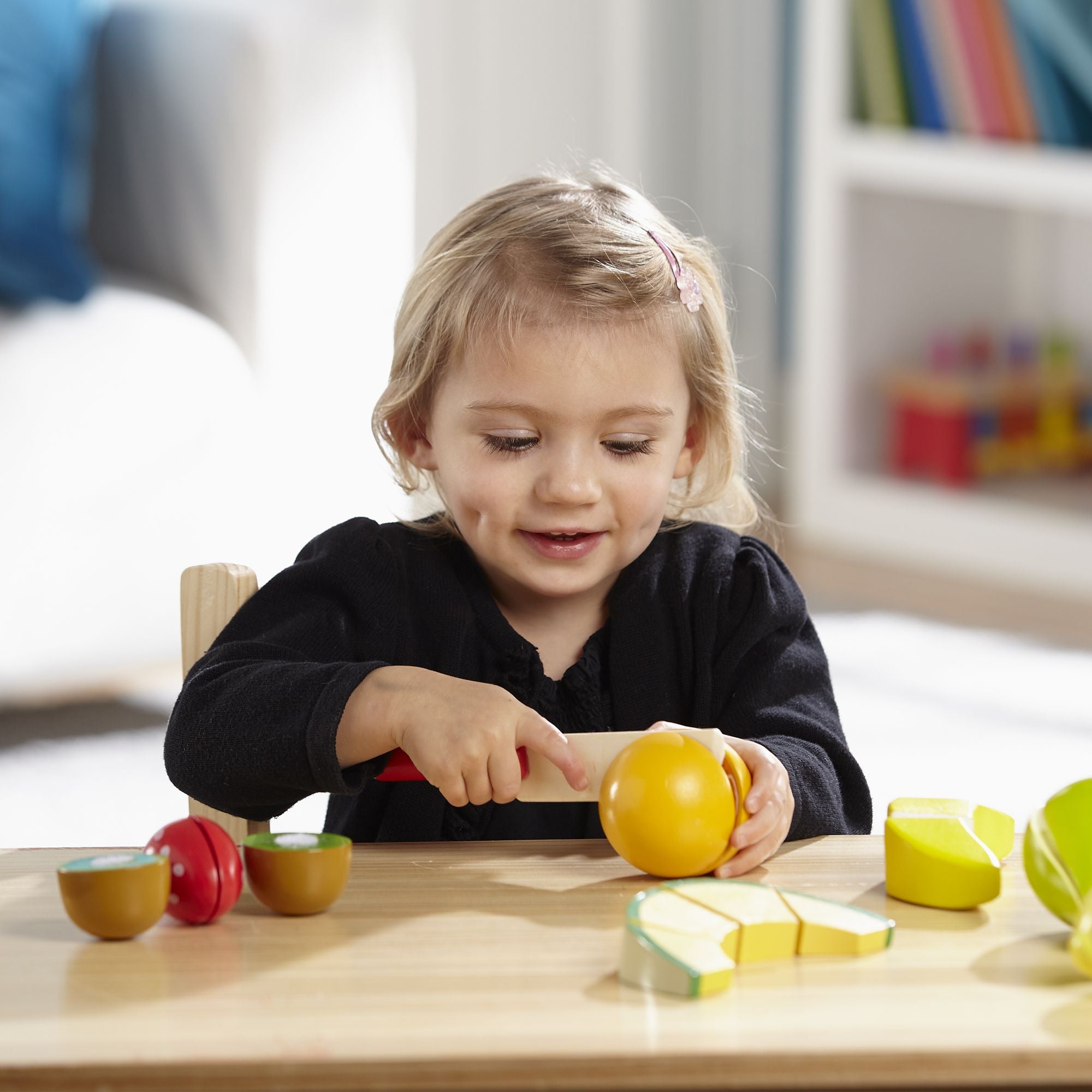 Melissa and Doug Cutting Fruit Set - Wooden Play Food