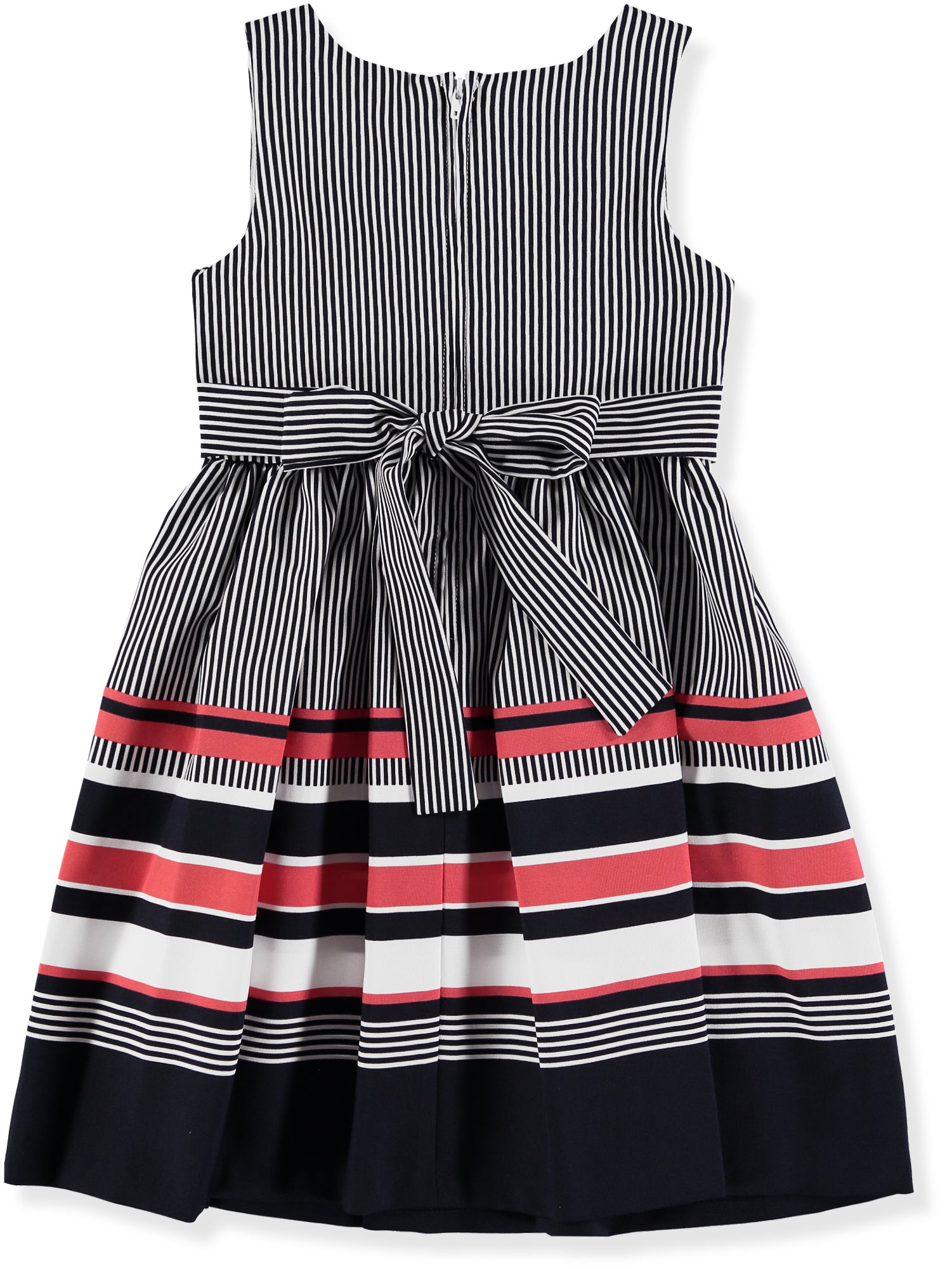 Bonnie Jean Girls 4-6X Nancy Border Nautical Dress