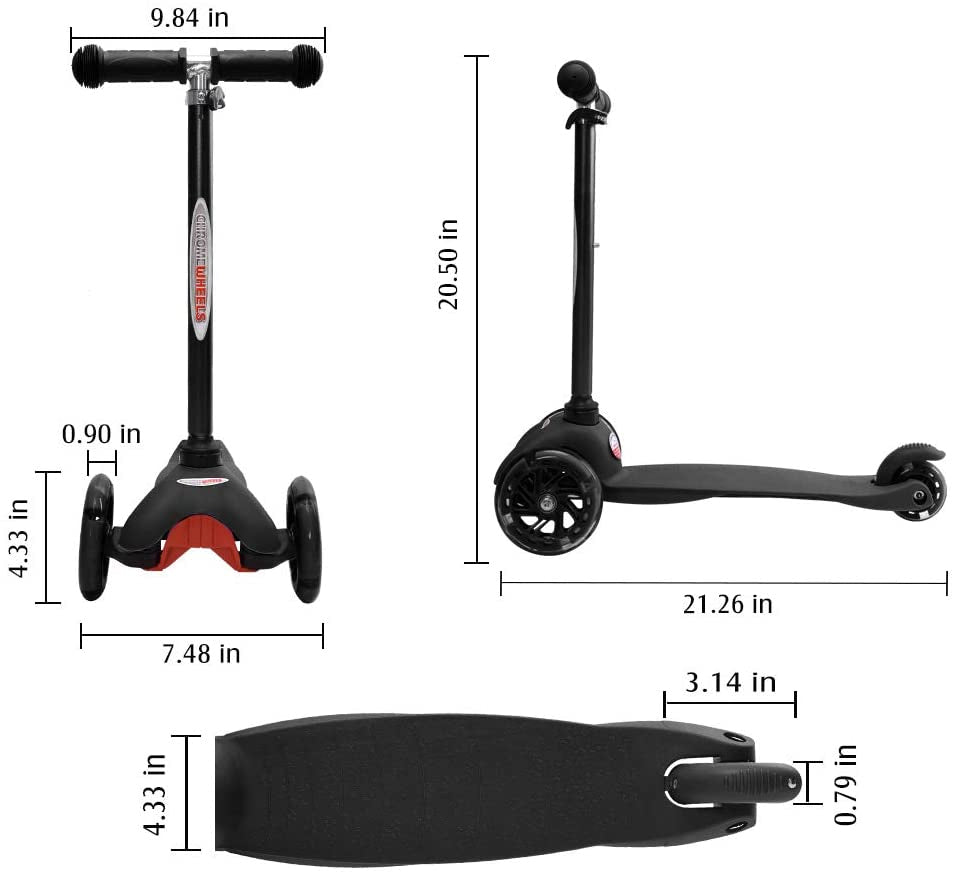 ChromeWheels Mini Plus GlideKick Scooter