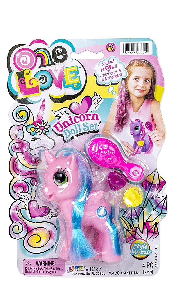 Ja-Ru Unicorn Doll Play Set with Accessories