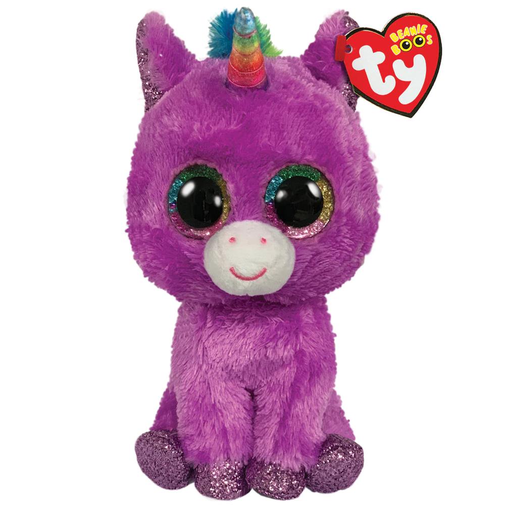 TY Rosette Unicorn Purple Med