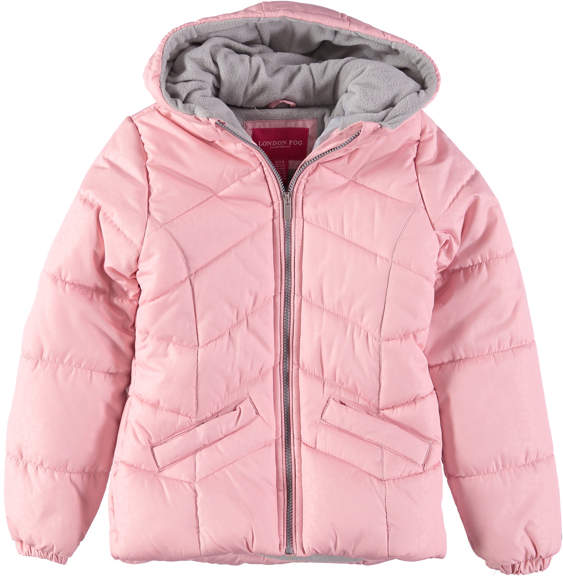 London Fog Girls 7-16 Bubble Jacket with Hat