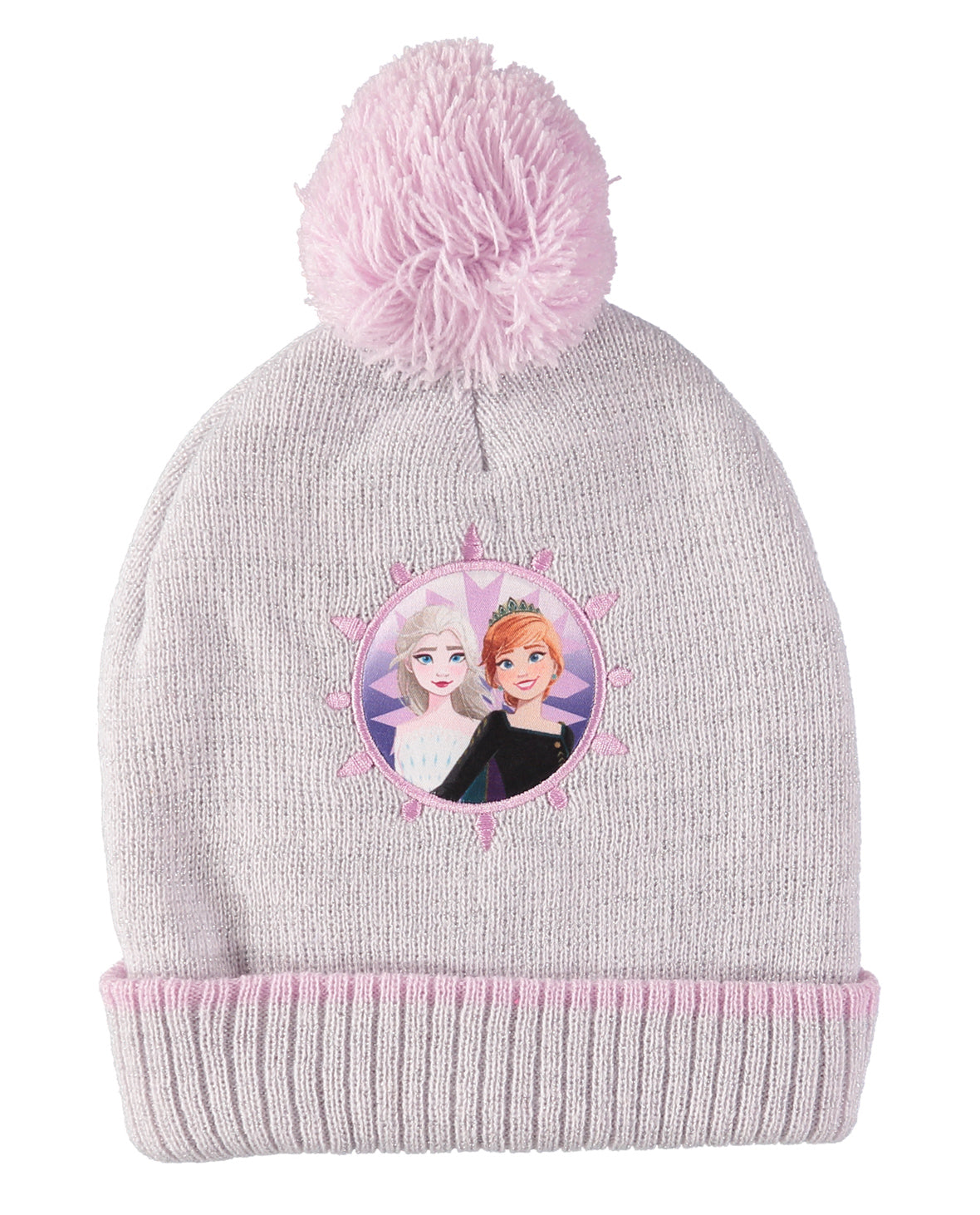 Disney Girls 4-6X Frozen Pom Hat Glove Set