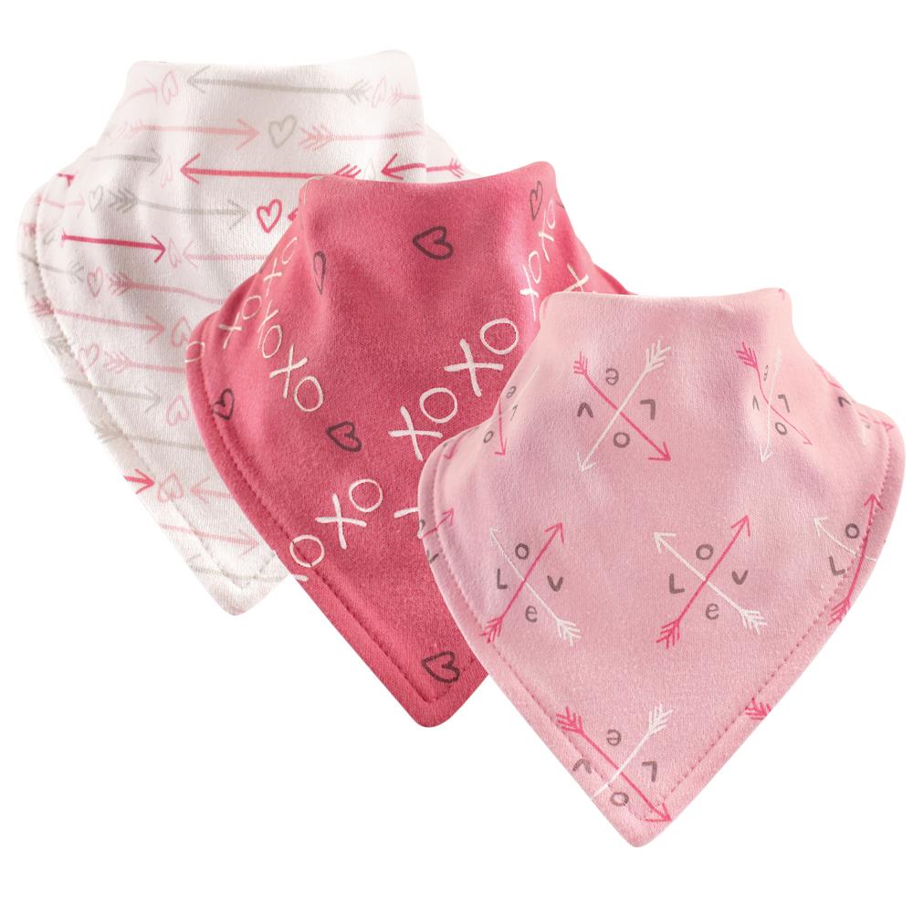 Luvable Friends 3 Pack Cotton Bandana Bibs