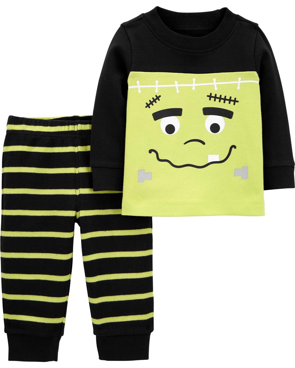 Carters Boys 0-24 Months Frankenstein Pant Set