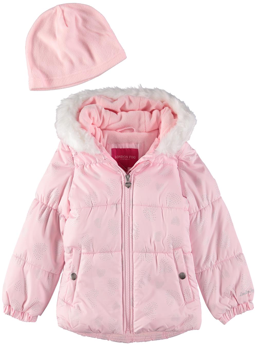 London Fog Girls 4-6X Bubble Jacket