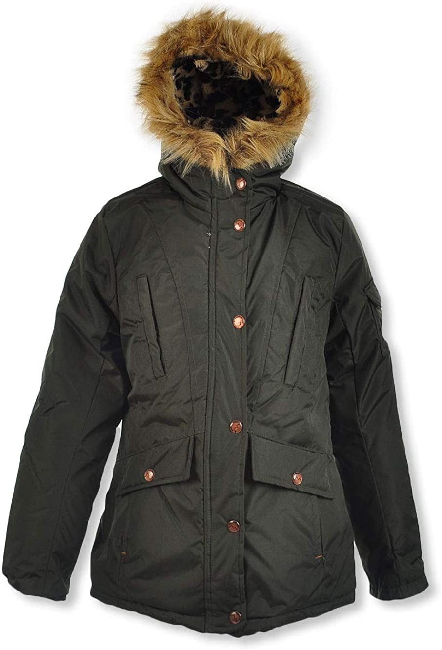 London Fog Girls 7-16 Fur Radiance Parka