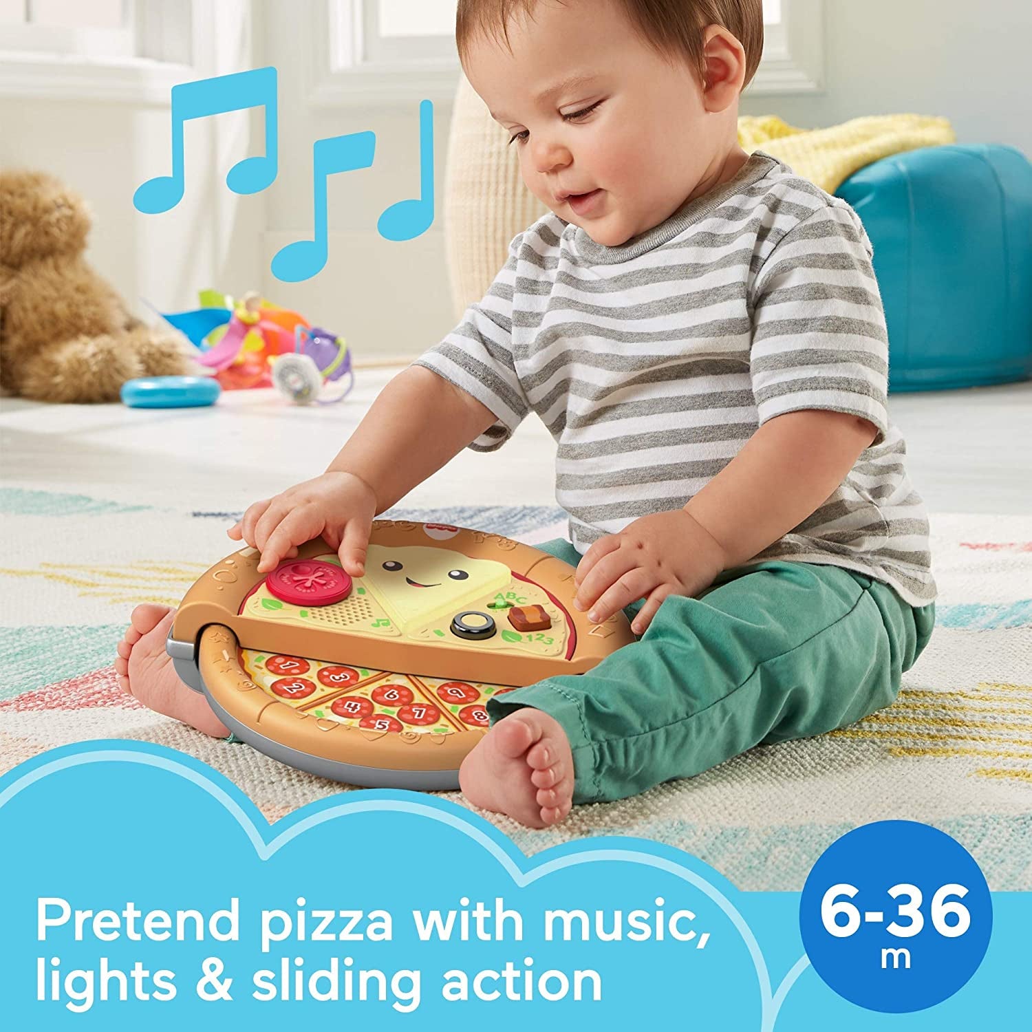 Fisher Price Laugh & Learn Slice of Learning Pizza