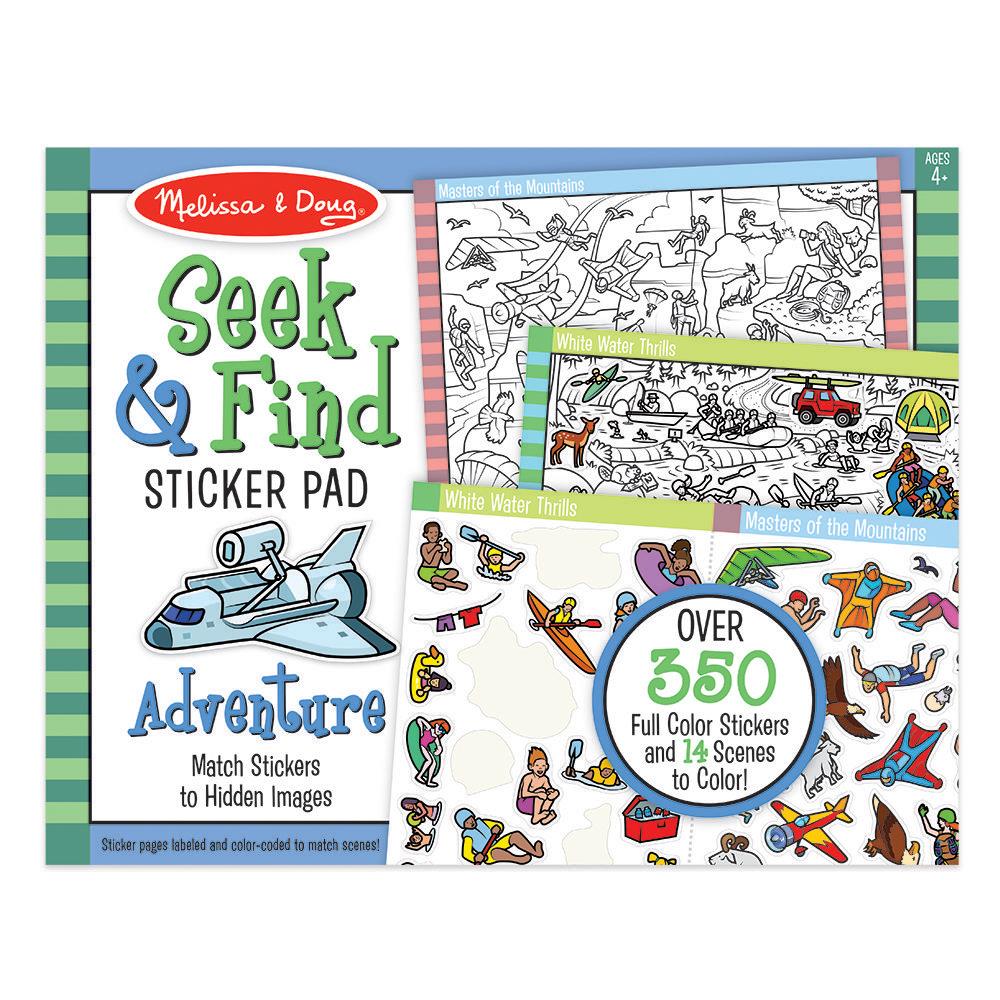 Melissa and Doug Seek & Find Sticker Pad - Adventure