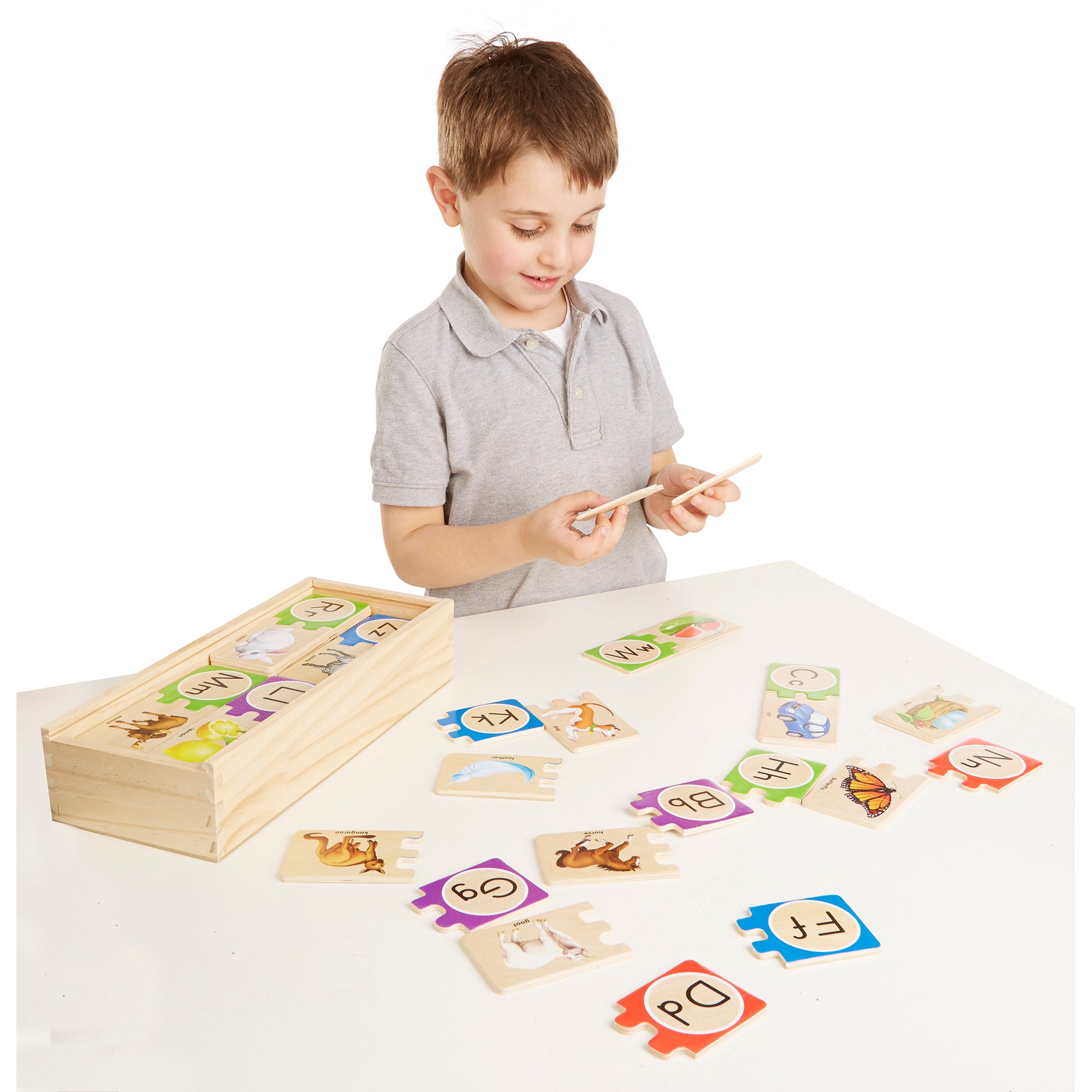 Melissa and Doug Self-Correcting Alphabet Letter Puzzles