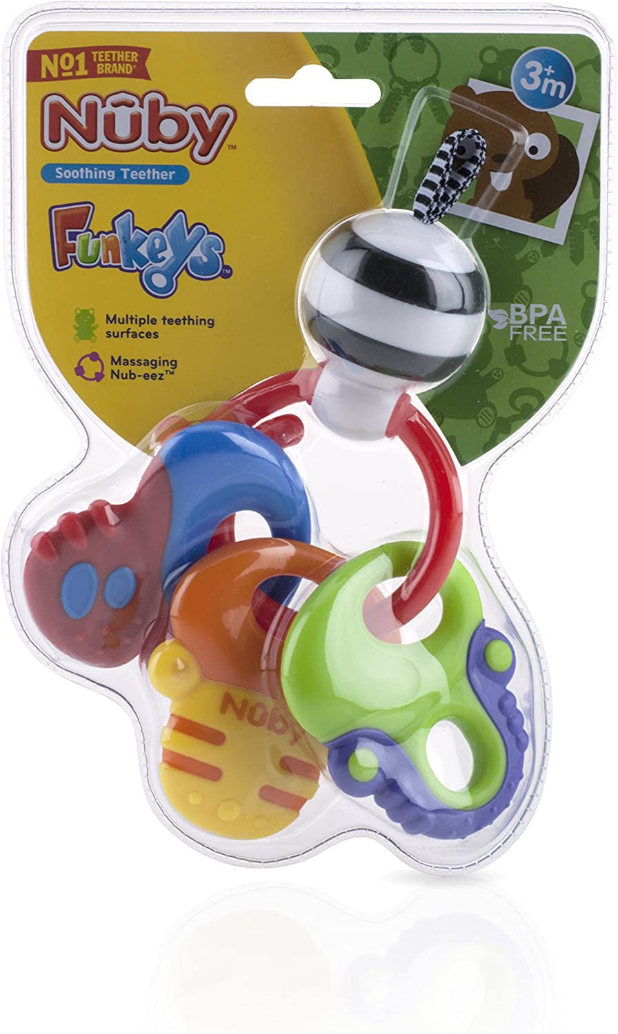 Nuby Fun Keys Teether Ring