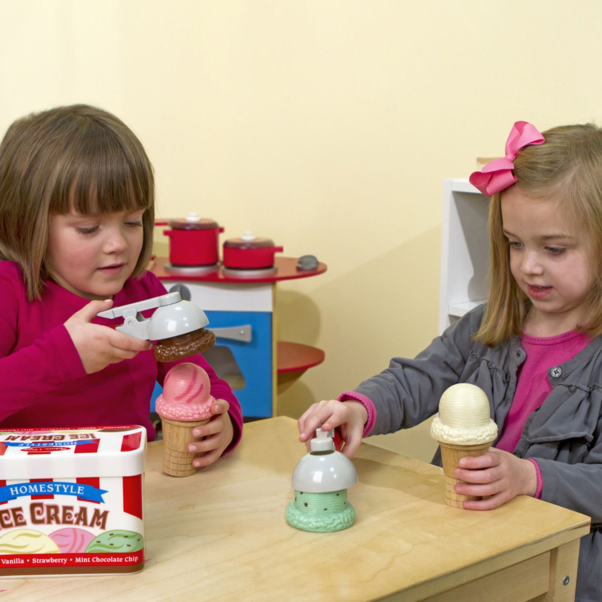 Melissa and Doug Scoop & Stack Ice Cream Cone Playset