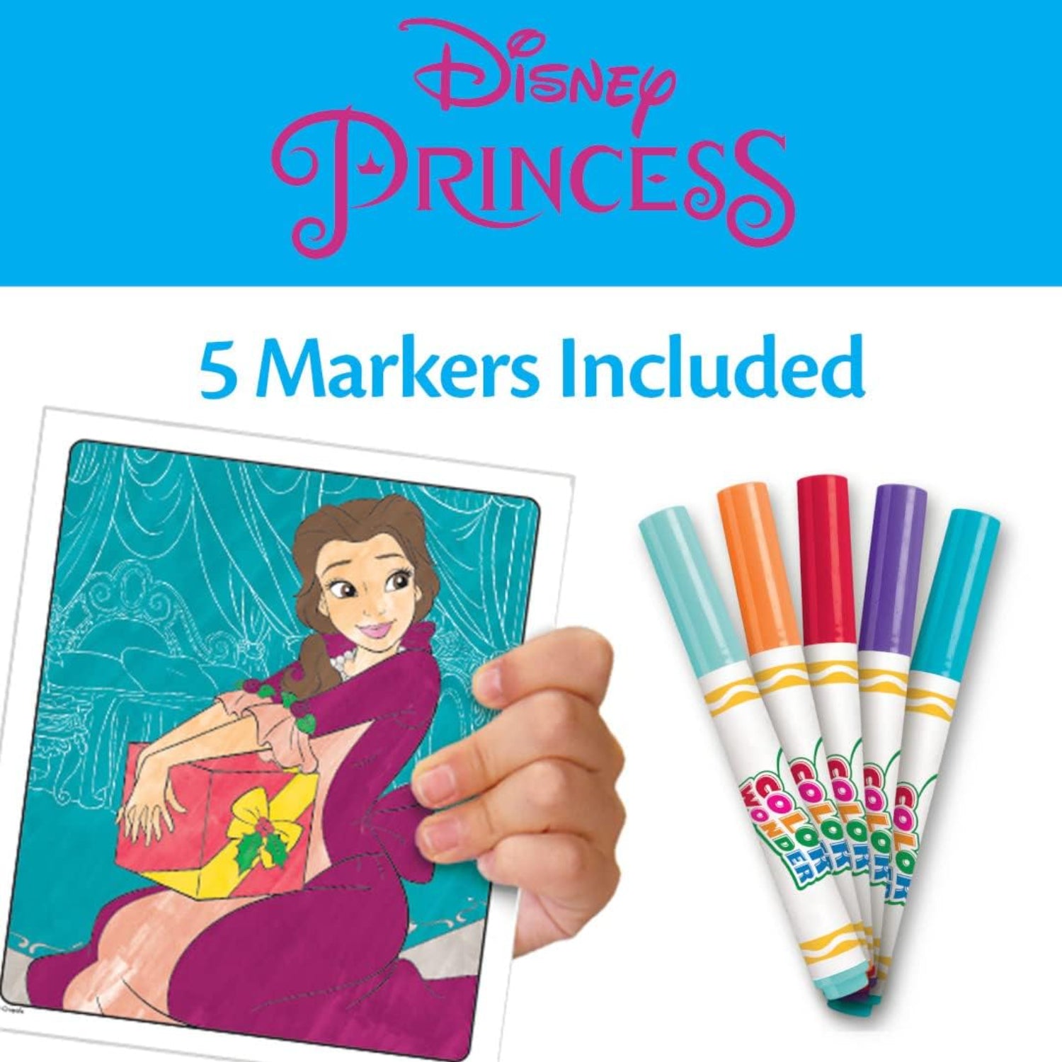 Crayola Wonder Disney Princess Pages, Mess Free Coloring