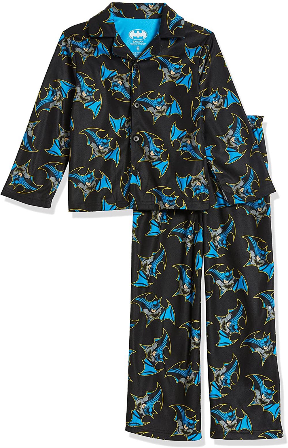 Batman Boys 4-10 2-Piece Pajama Coat Set