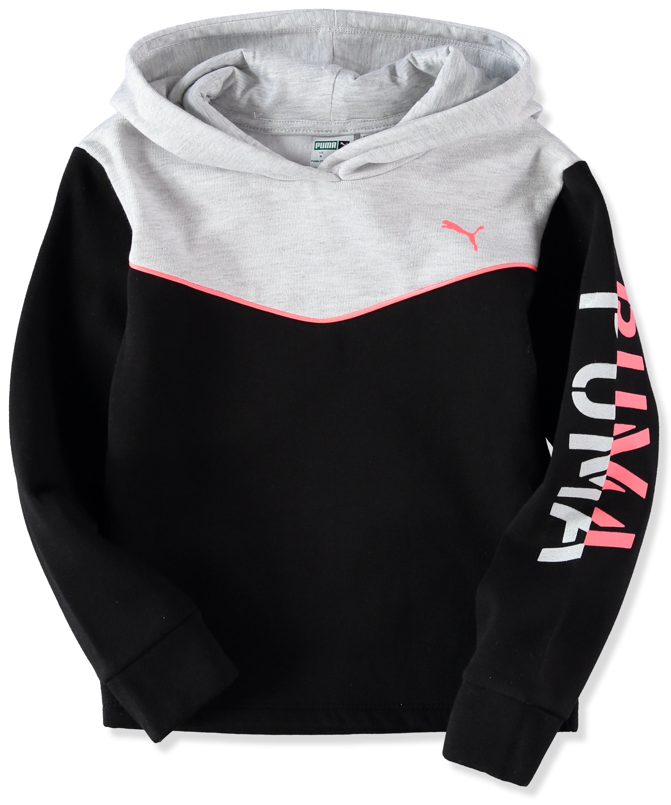 PUMA Girls 4-6X Puma Bold Pullover Hoodie