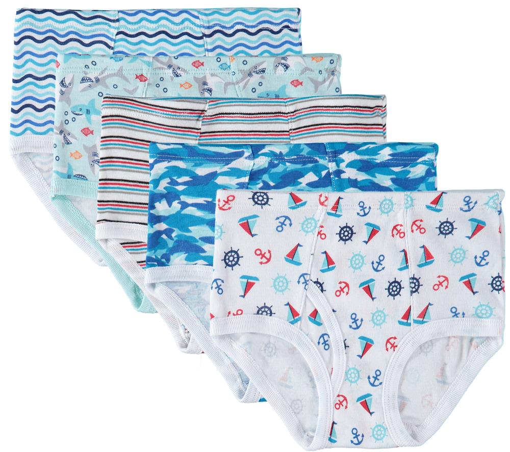 Only Boys 2T-4T 5-Pack Cotton Briefs