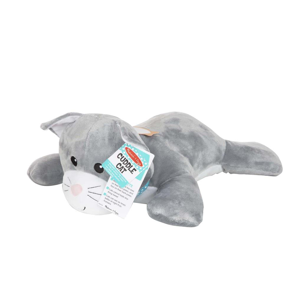 Melissa and Doug Cuddle Cat Jumbo Plush Stuffed Animal