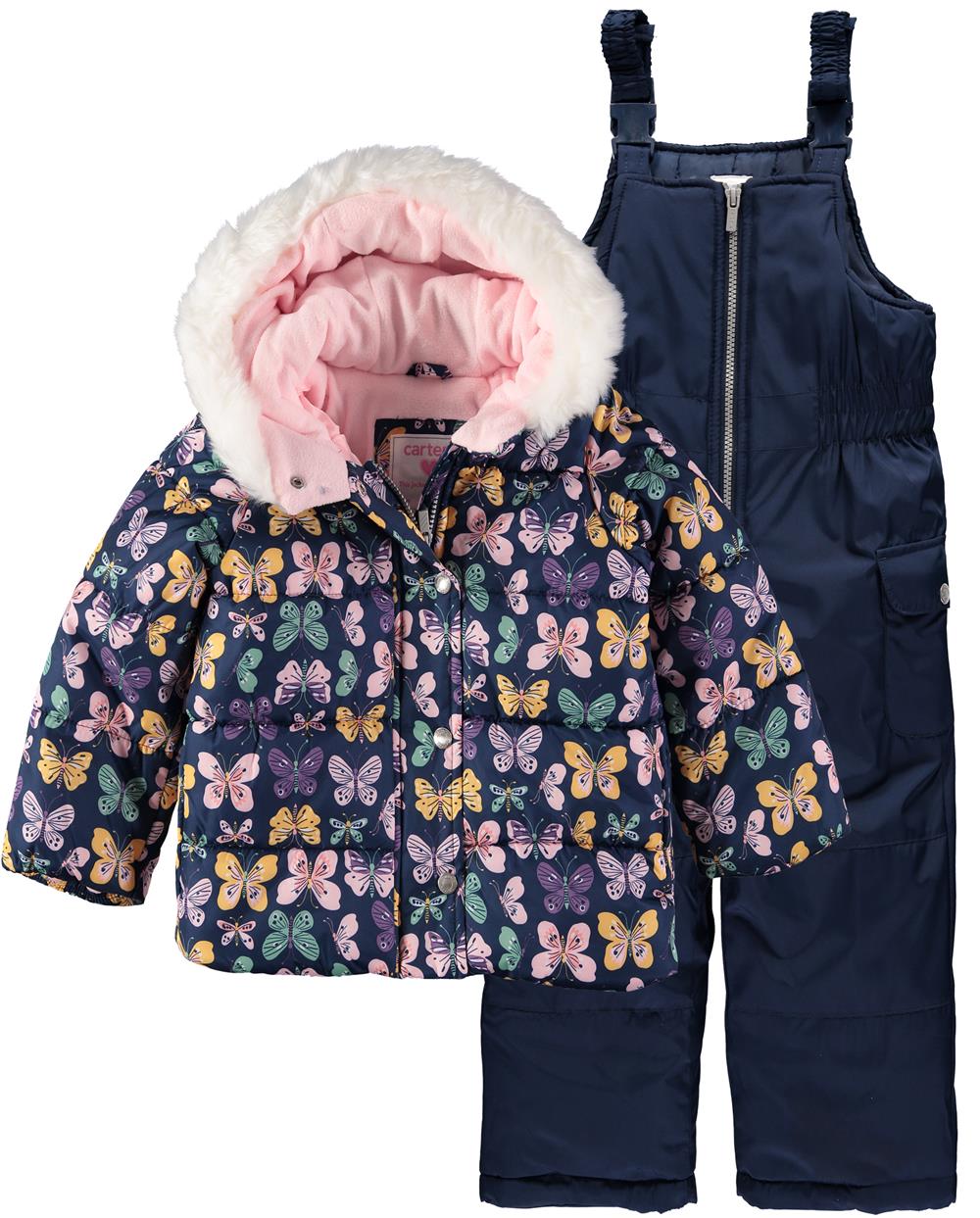 Carters Girls 4-6X 2-Piece Snowsuit