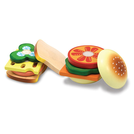 Melissa and Doug Wooden Sandwich Making Set