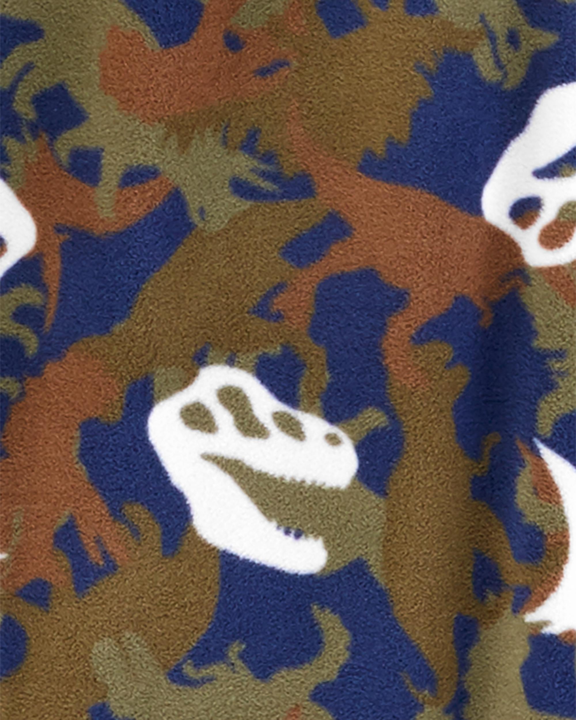 Carters Boys 4-7 Camo Dino Microfleece Blanket Sleeper