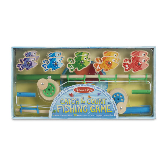 Melissa and Doug Catch & Count Magnetic Fishing Rod Set