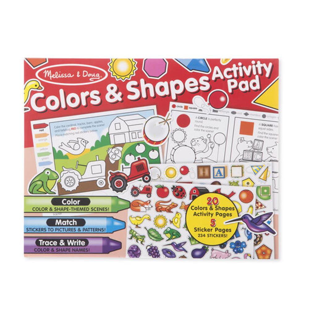 Melissa and Doug Colors & Shapes Activity Pad