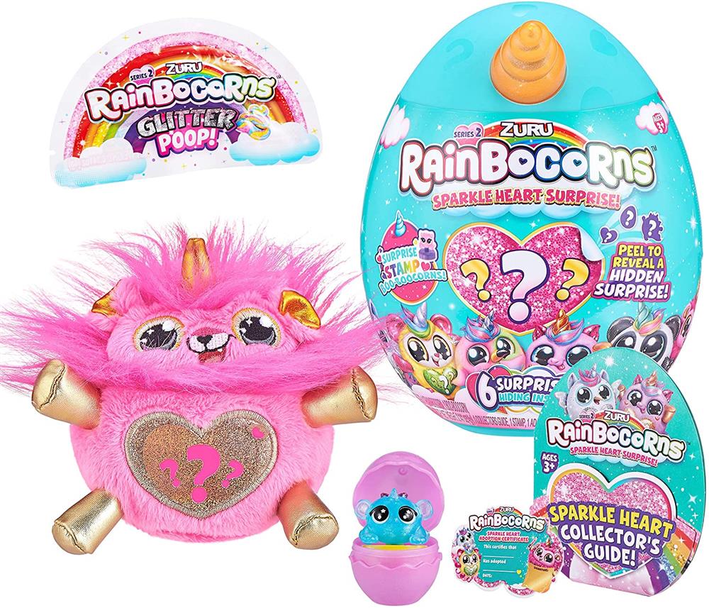 Rainbocorns - Plush Sparkle Heart Surprise Series 2