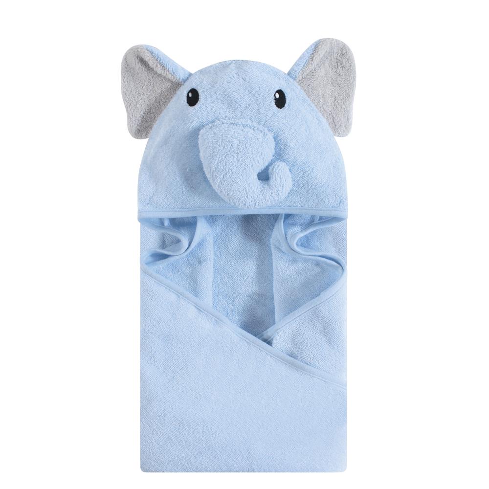 Hudson Baby Cotton Animal Face Hooded Towel