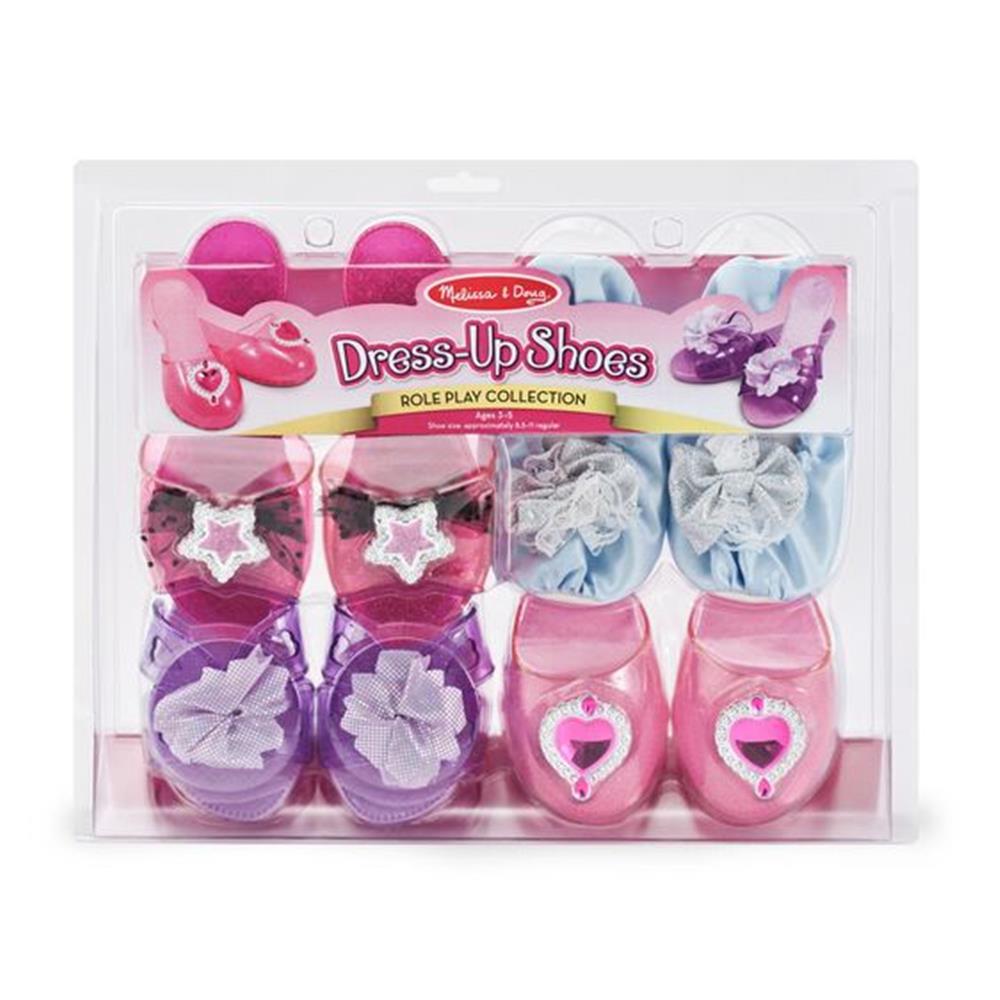 Melissa and Doug Role Play Collection - Step In Style! Dress-Up Shoes