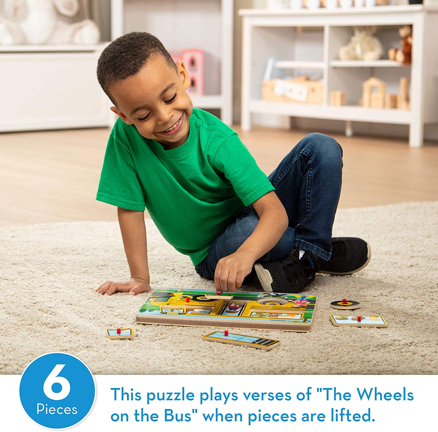 Melissa and Doug The Wheels on the Bus Sound Puzzle