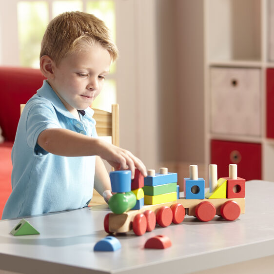 Melissa and Doug Stacking Train Toddler Toy