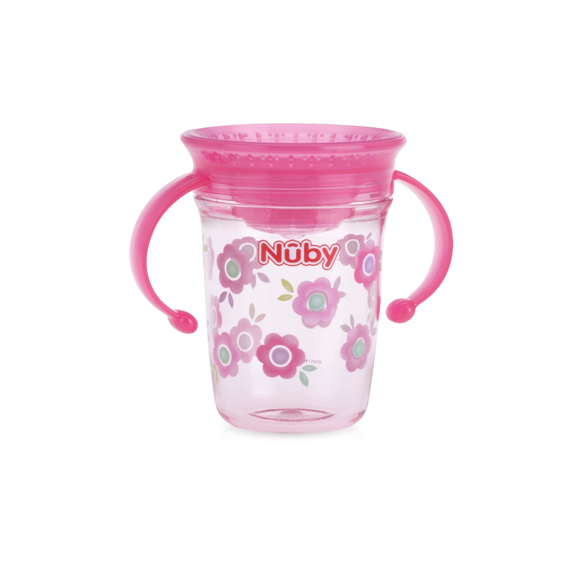 Nuby Tritan No Spill 2 Handle 360 Printed Wonder Cup, 8 oz