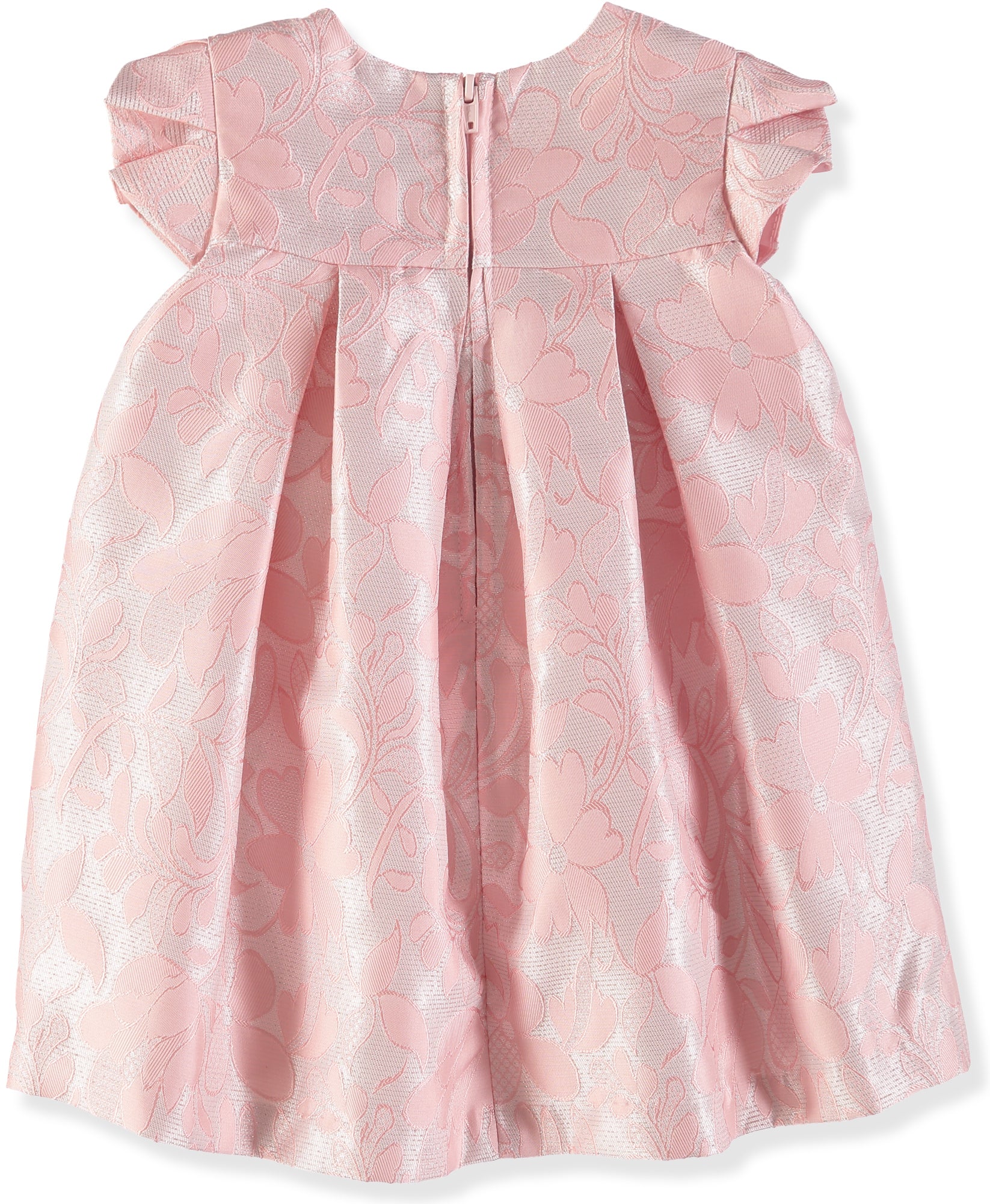 Bonnie Baby Girls 12-24 Months Bow Brocade Dress