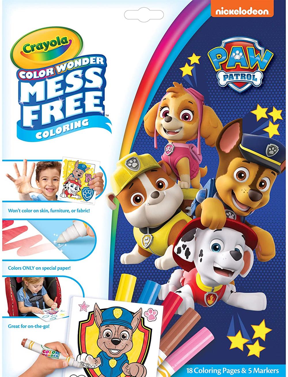 Crayola Paw Patrol Color Wonder, Mess Free Coloring Pages & Markers