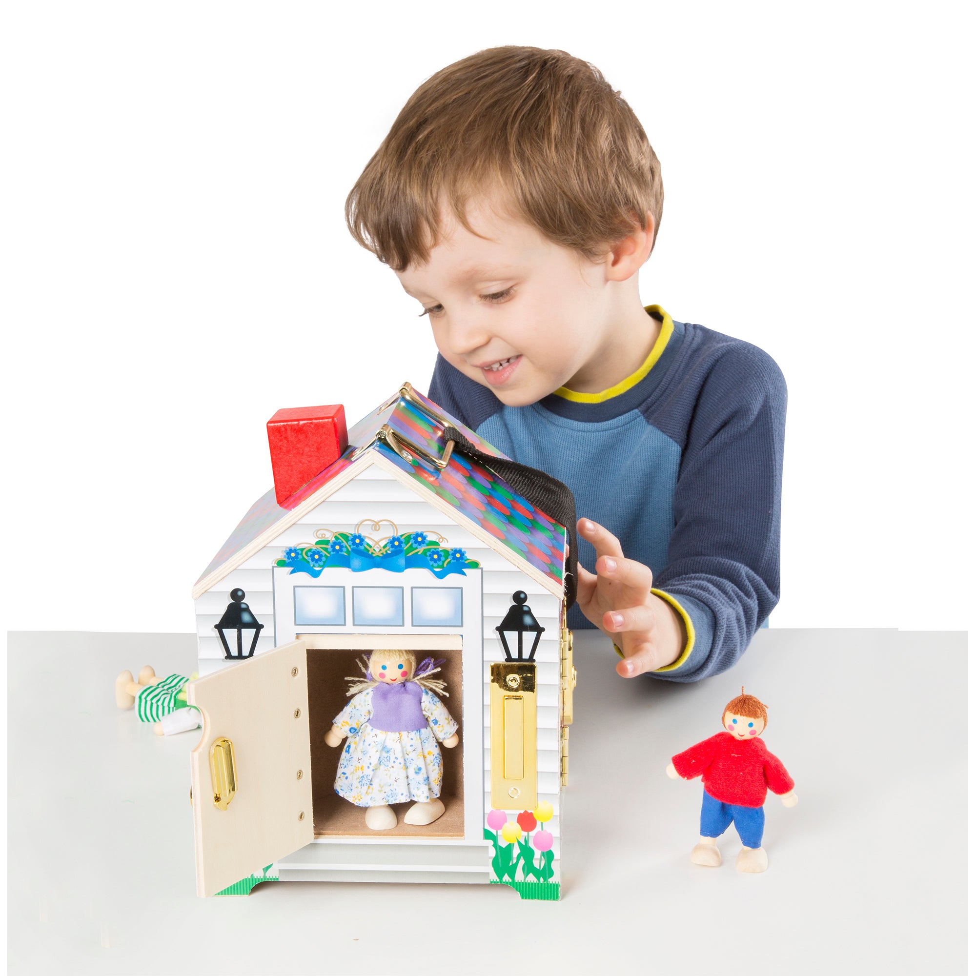 Melissa and Doug Wooden Doorbell House