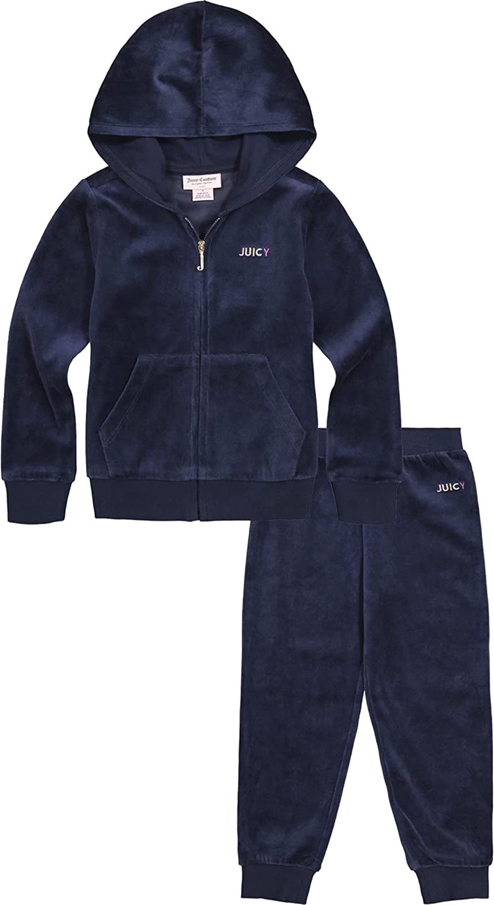 Juicy Couture Girls 2T-4T 2-Piece Logo Jogger Set