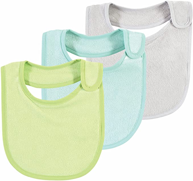 Hudson Baby 10 Pack Bamboo Bib, Burp Cloth and Washcloth Set