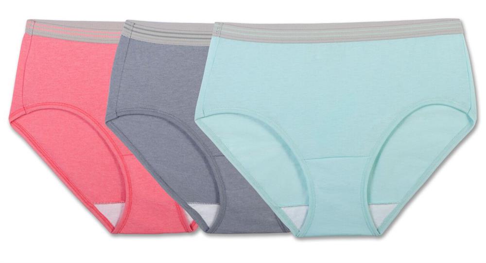 Fruit of the Loom Womens 3-Pack Assorted Briefs