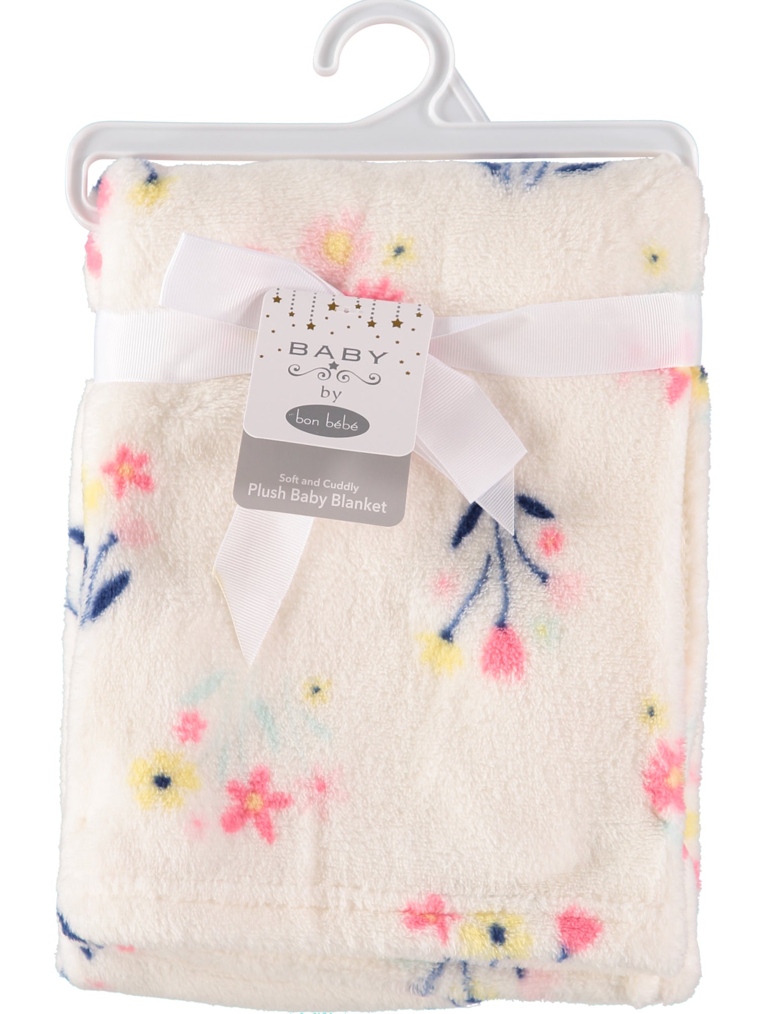 Bon Bebe Soft and Cuddly Unisex Plush Baby Blanket, 30'' x 36''