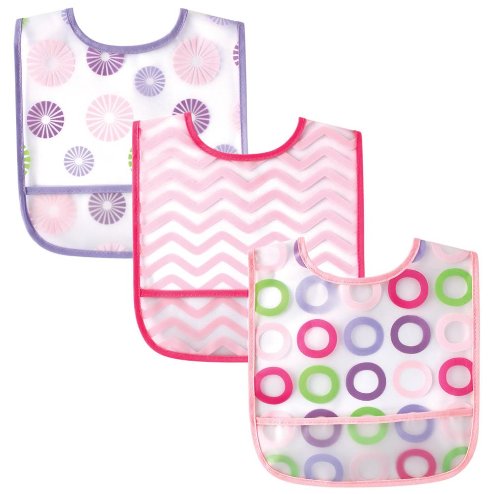 Luvable Friends PEVA Bib 3 Pack