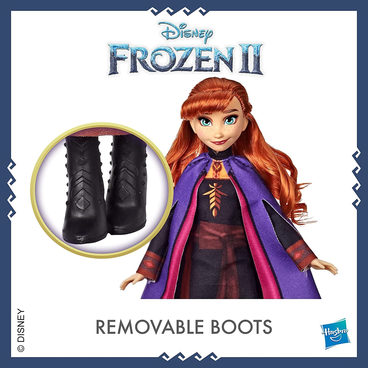 Disney Frozen Anna Fashion Doll with Long Red Hair & Outfit Inspired by Frozen 2