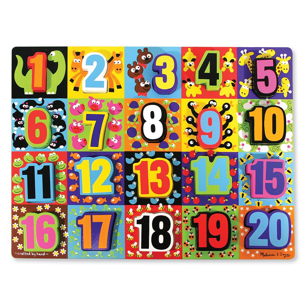 Melissa and Doug Jumbo Numbers Chunky Puzzle