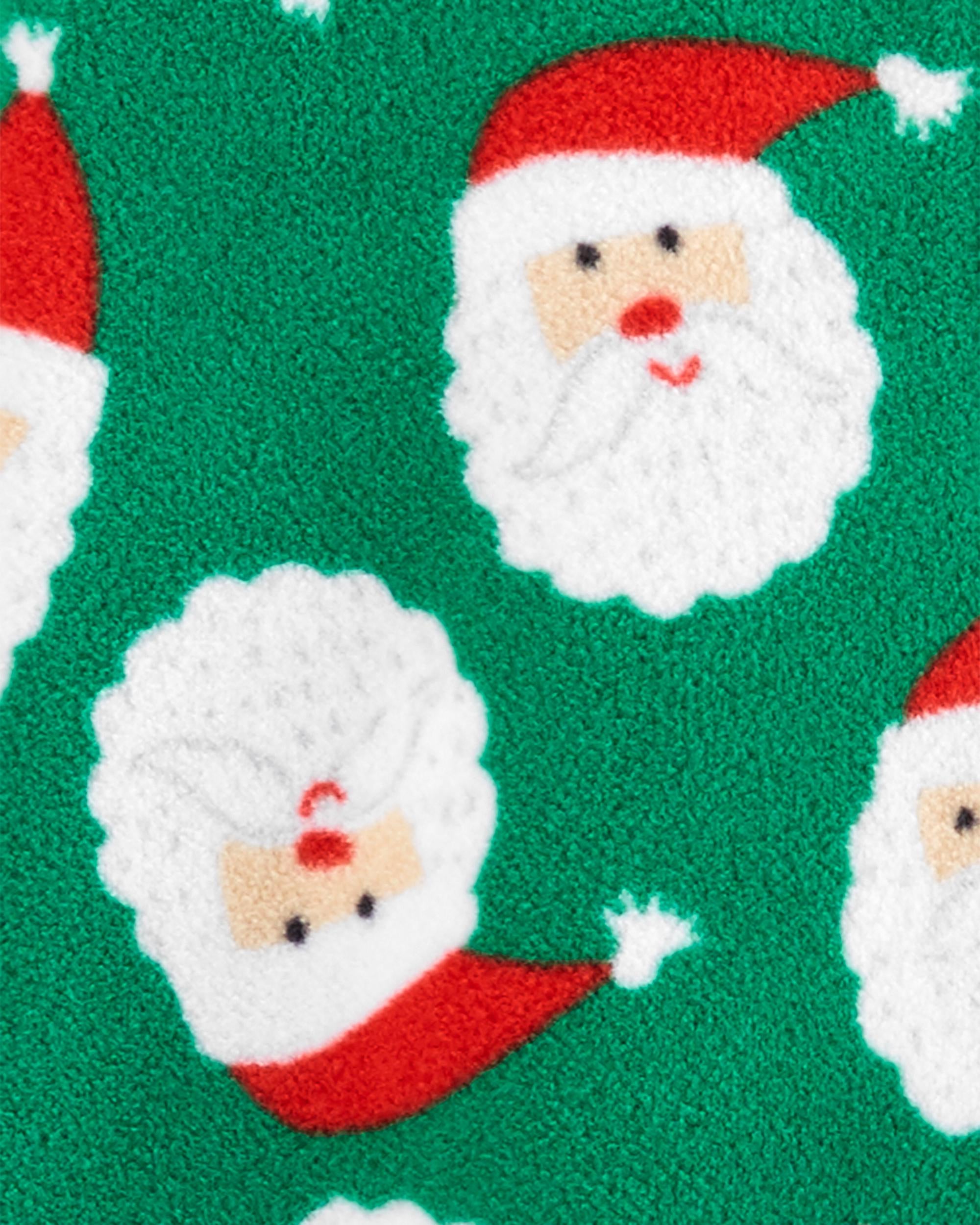 Carters Boys 0-9 Months Santa Microfleece Blanket Sleeper