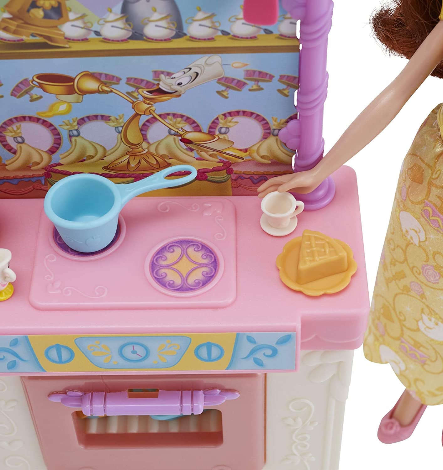 Disney Princess Belle's Royal Kitchen, Fashion Doll and Playset