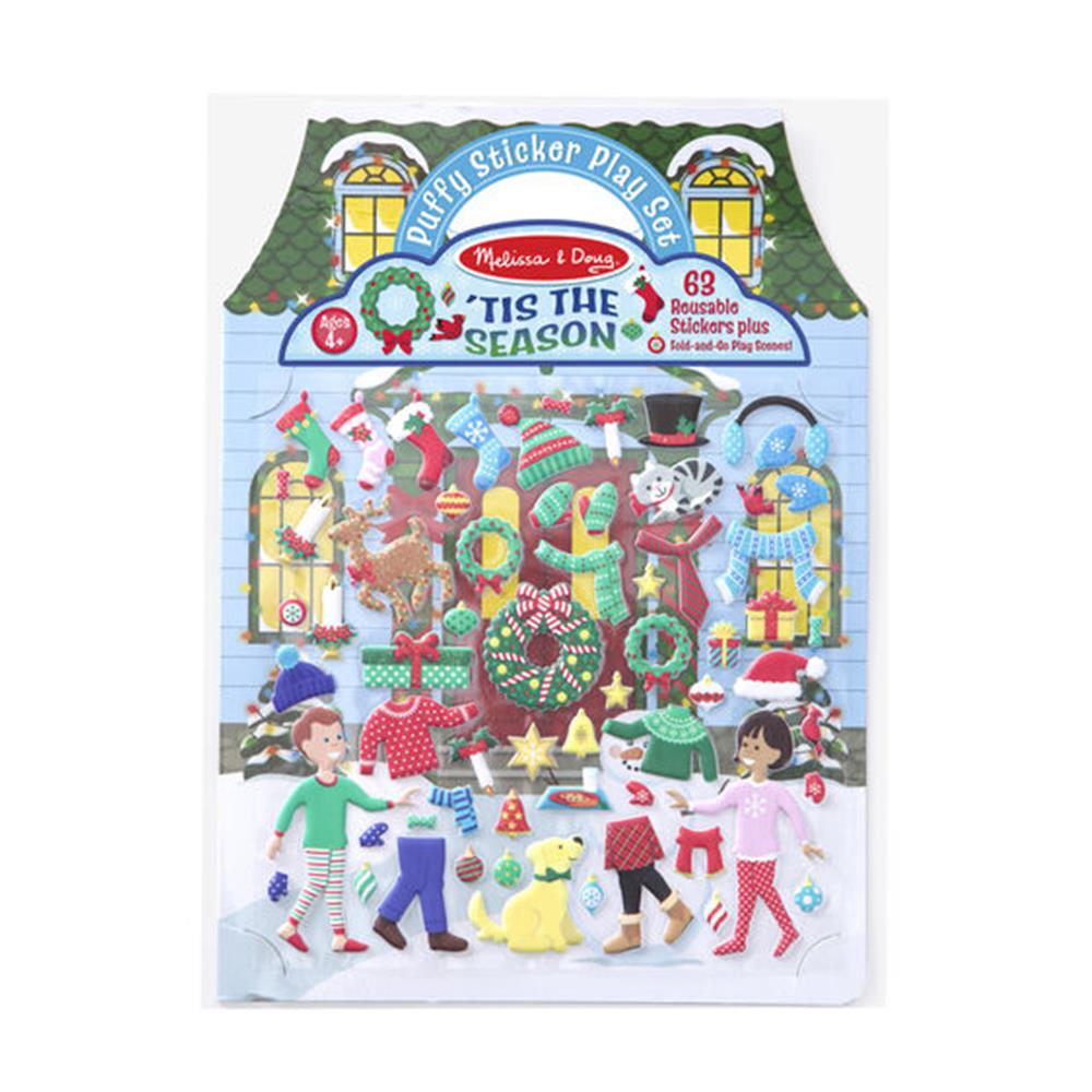 Melissa and Doug Puffy Stickers - 'Tis the Season