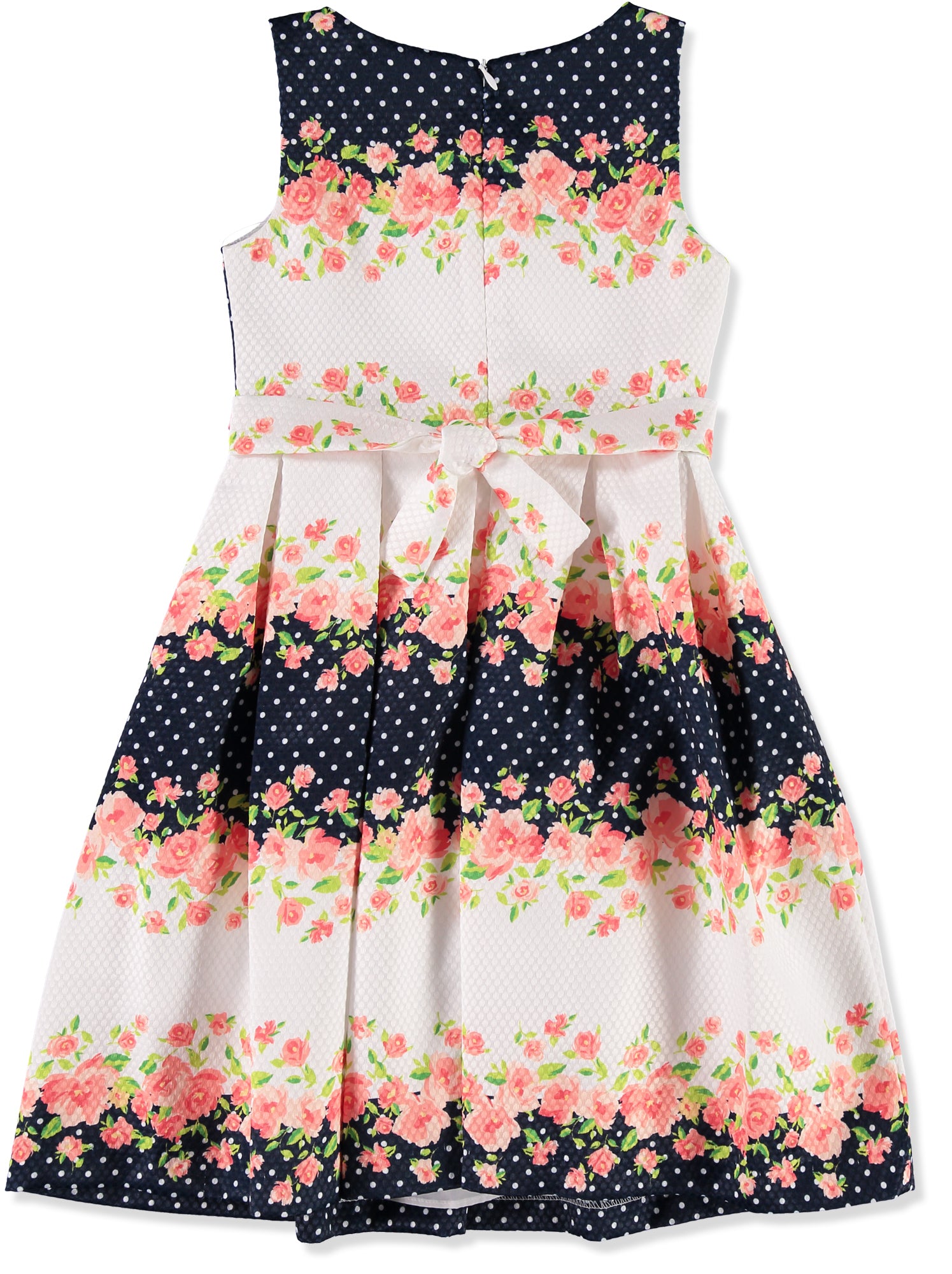 Bonnie Jean Girls 7-16 Floral Pique Dress