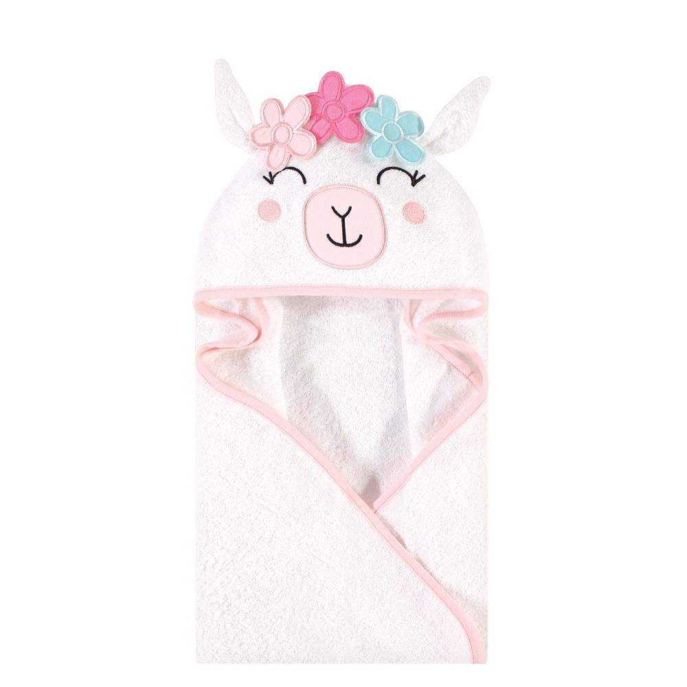 Hudson Baby Cotton Animal Face Hooded Towel